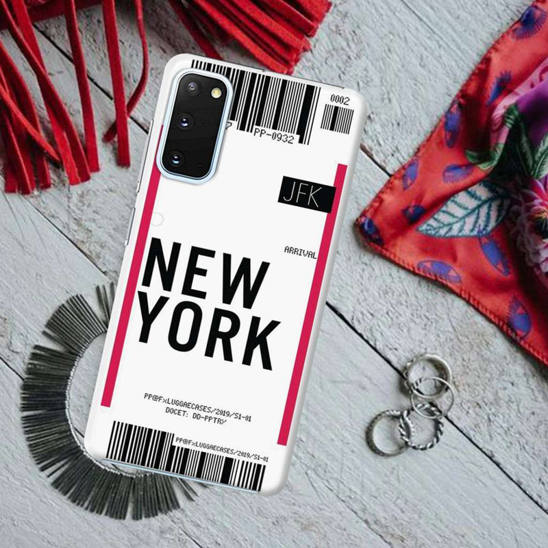 New York ticket Printed Slim Cases and Cover for Galaxy S20 Plus