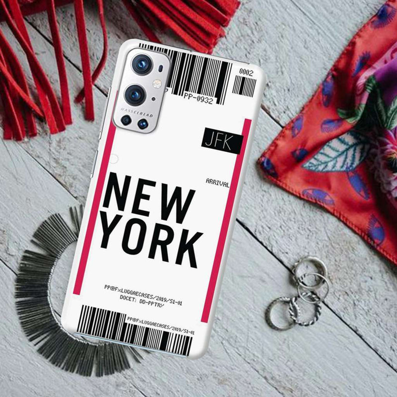 New York ticket Printed Slim Cases and Cover for OnePlus 9R