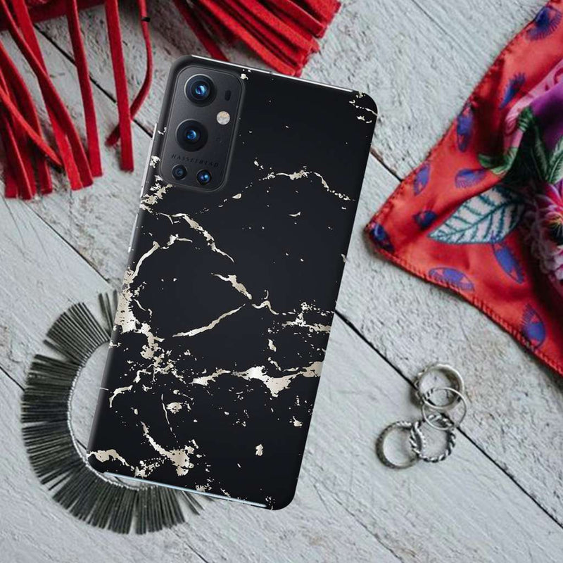 Dark Marble Printed Slim Cases and Cover for OnePlus 9 Pro