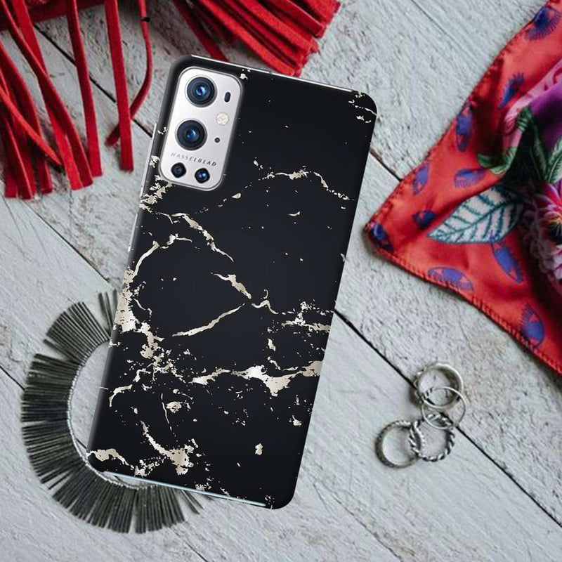 Dark Marble Printed Slim Cases and Cover for OnePlus 9R