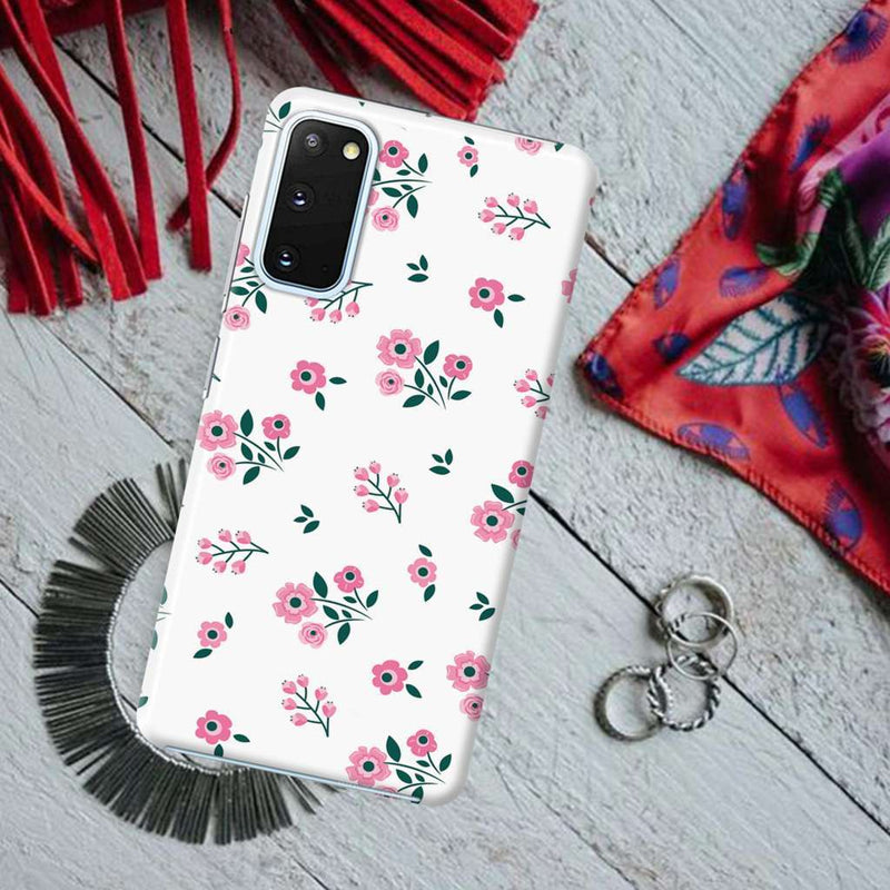 Pink florals Printed Slim Cases and Cover for Galaxy S20 Plus