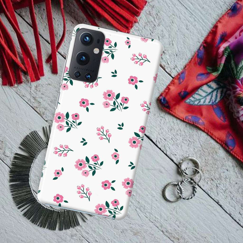 Pink florals Printed Slim Cases and Cover for OnePlus 9 Pro