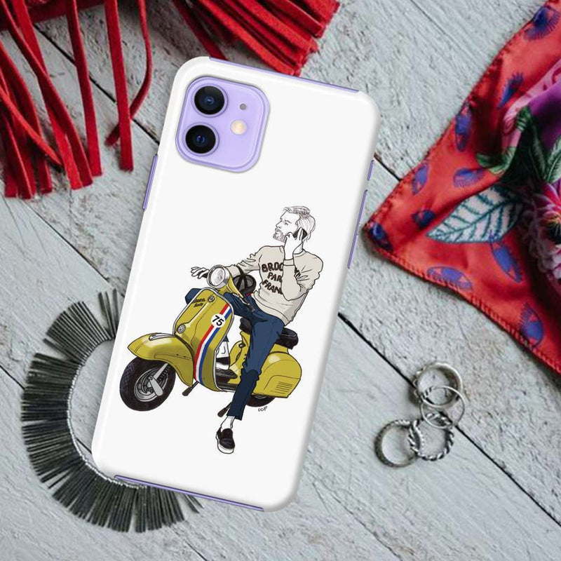 Scooter 75 Printed Slim Cases and Cover for iPhone 12