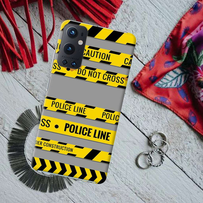 Police line Printed Slim Cases and Cover for OnePlus 9 Pro