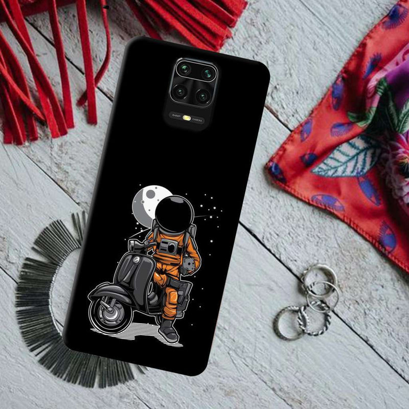 Astronaut scooter Printed Slim Cases and Cover for Redmi Note 9 Pro Max