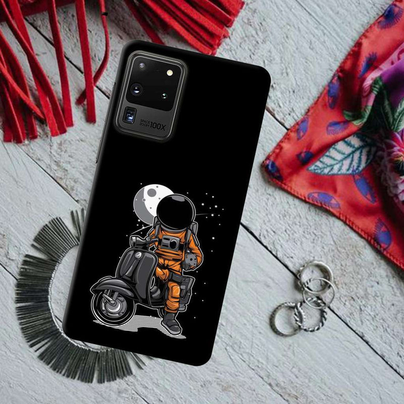 Astronaut scooter Printed Slim Cases and Cover for Galaxy S20 Ultra