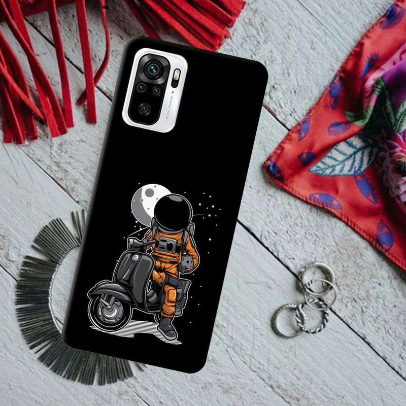 Astronaut scooter Printed Slim Cases and Cover for Redmi Note 10