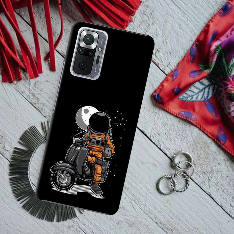 Astronaut scooter Printed Slim Cases and Cover for Redmi Note 10 Pro Max