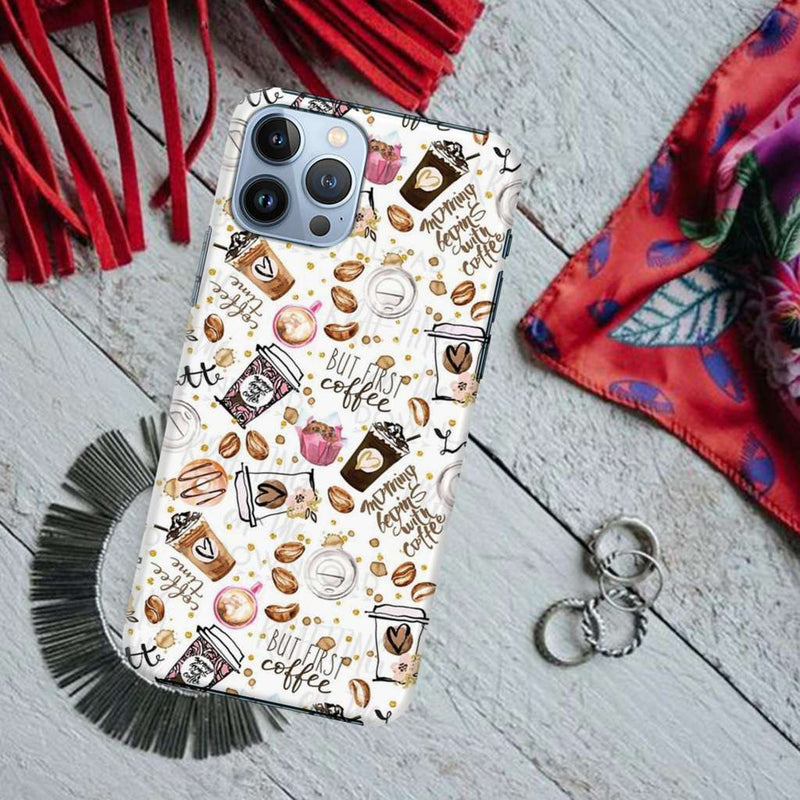 Coffee first Printed Slim Cases and Cover for iPhone 13 Pro Max