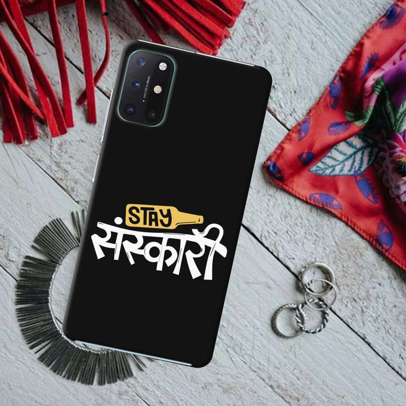 Stay Sanskari Printed Slim Cases and Cover for OnePlus 8T