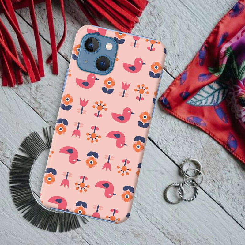 Duck and florals Printed Slim Cases and Cover for iPhone 13