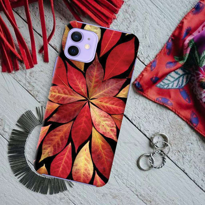 Red Leaf Printed Slim Cases and Cover for iPhone 11