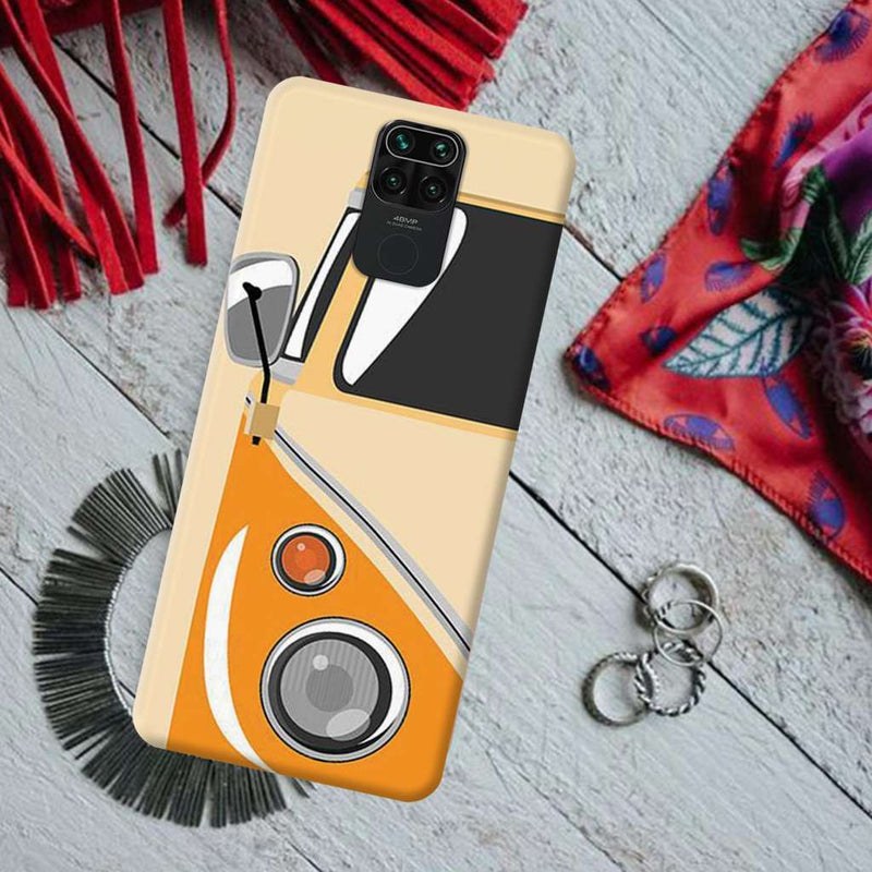 Yellow Volkswagon Printed Slim Cases and Cover for Redmi Note 9