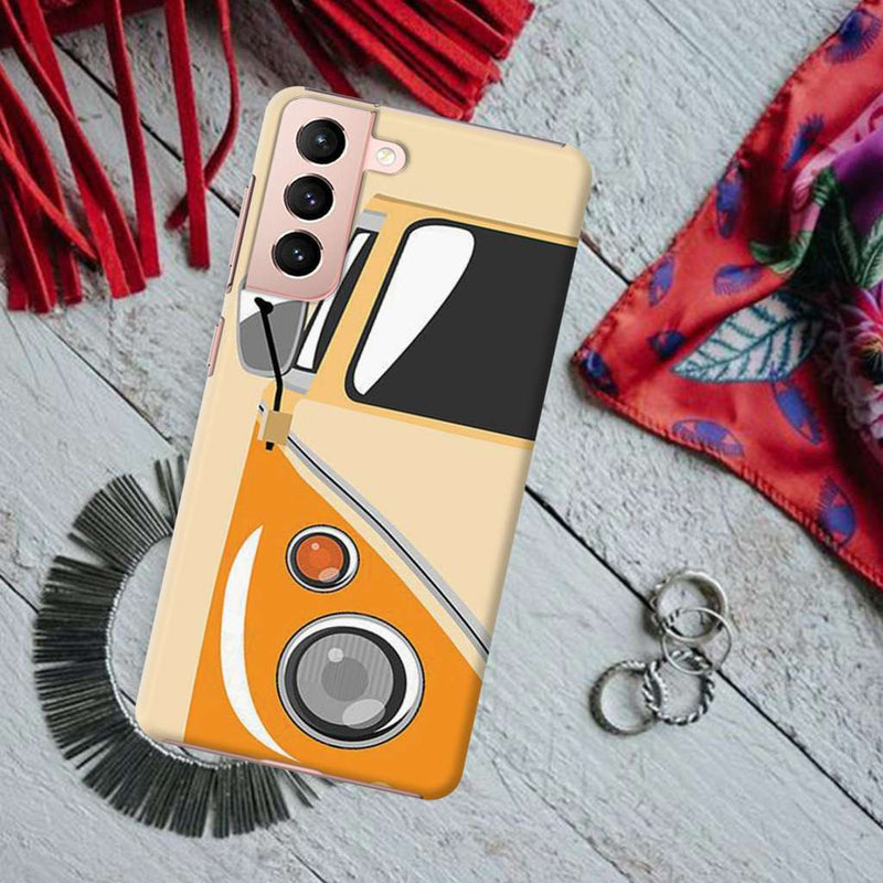 Yellow Volkswagon Printed Slim Cases and Cover for Galaxy S21