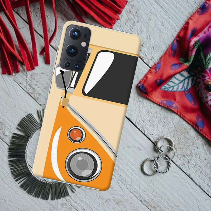 Yellow Volkswagon Printed Slim Cases and Cover for OnePlus 9 Pro