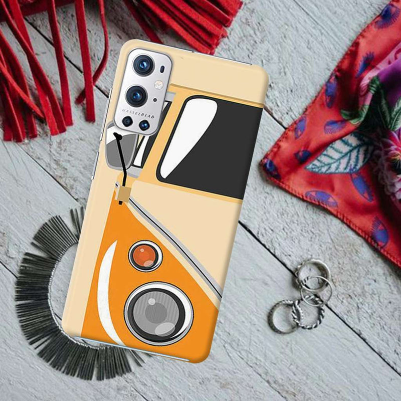 Yellow Volkswagon Printed Slim Cases and Cover for OnePlus 9R