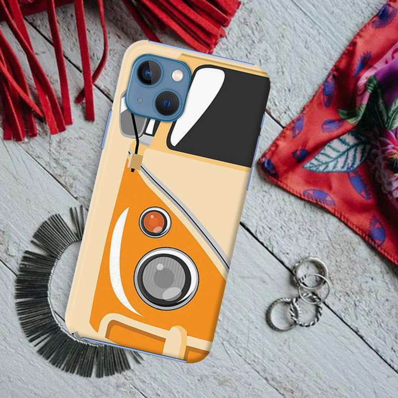Yellow Volkswagon Printed Slim Cases and Cover for iPhone 13 Mini