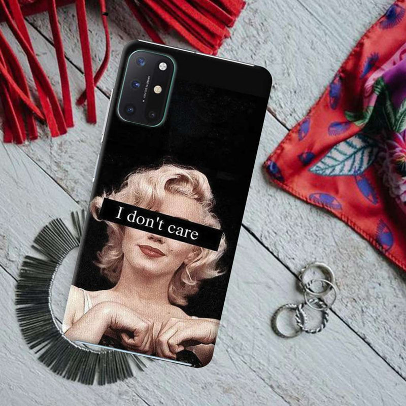 I Don't care Printed Slim Cases and Cover for OnePlus 8T