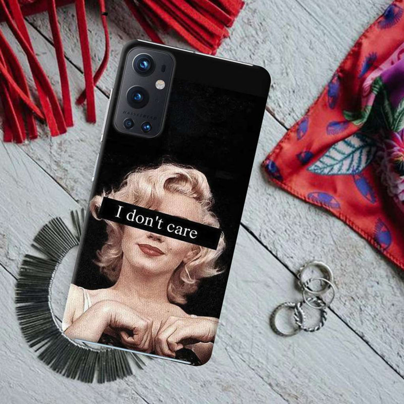 I Don't care Printed Slim Cases and Cover for OnePlus 9 Pro