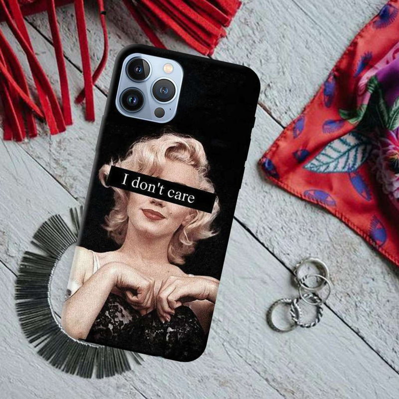 I Don't care Printed Slim Cases and Cover for iPhone 13 Pro