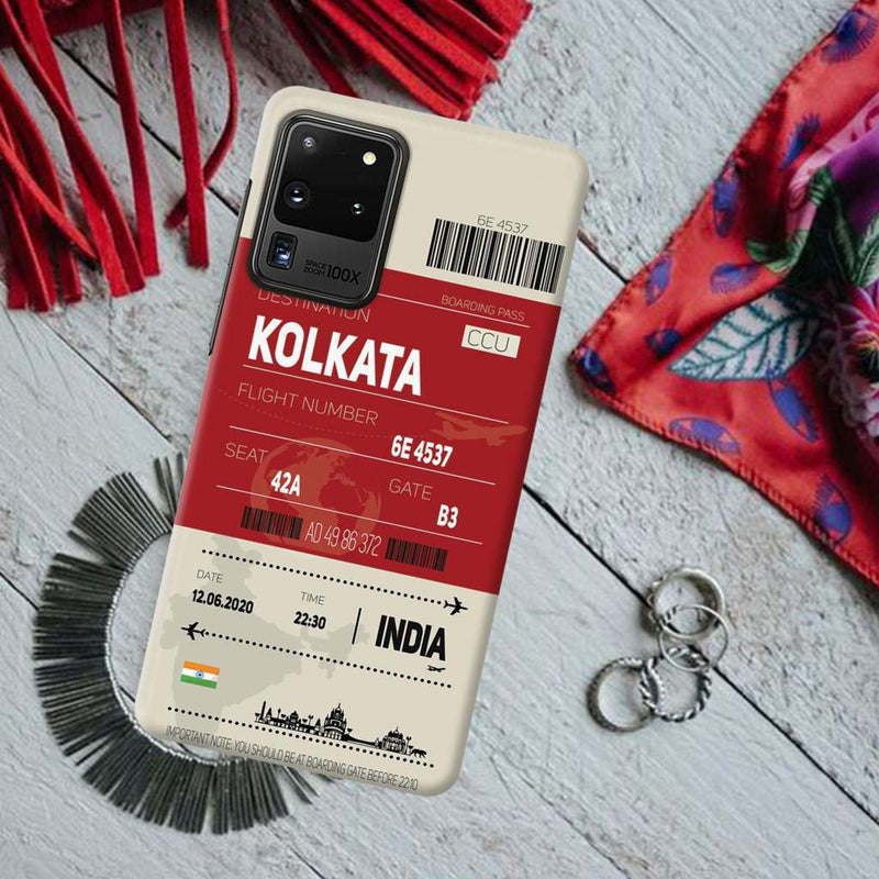 Kolkata ticket Printed Slim Cases and Cover for Galaxy S20 Ultra