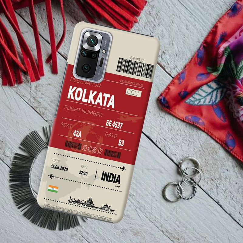 Kolkata ticket Printed Slim Cases and Cover for Redmi Note 10 Pro Max
