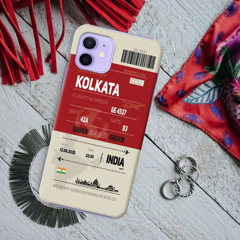 Kolkata ticket Printed Slim Cases and Cover for iPhone 12