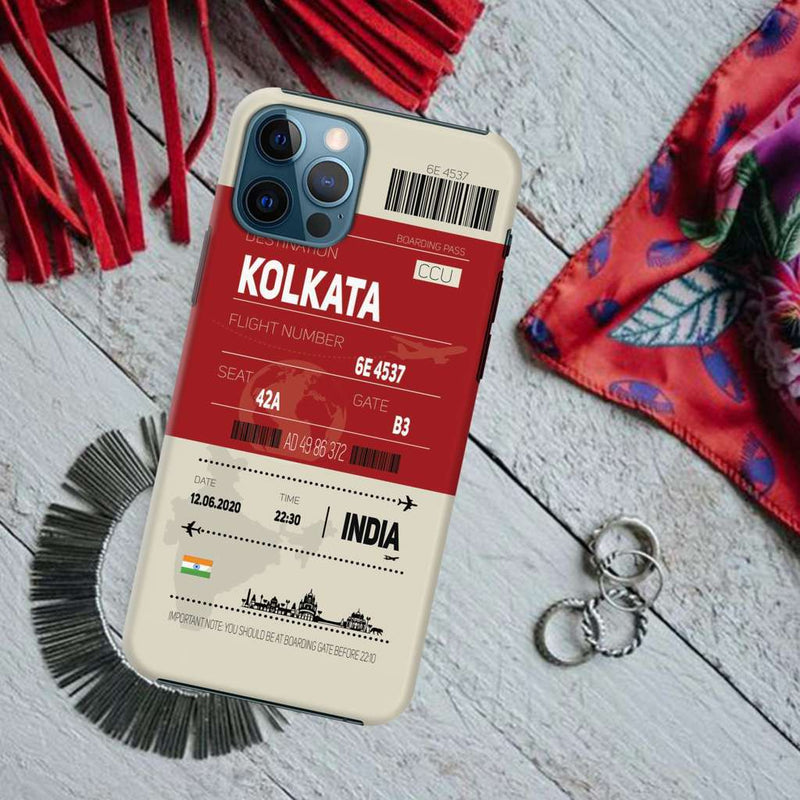 Kolkata ticket Printed Slim Cases and Cover for iPhone 12 Pro Max
