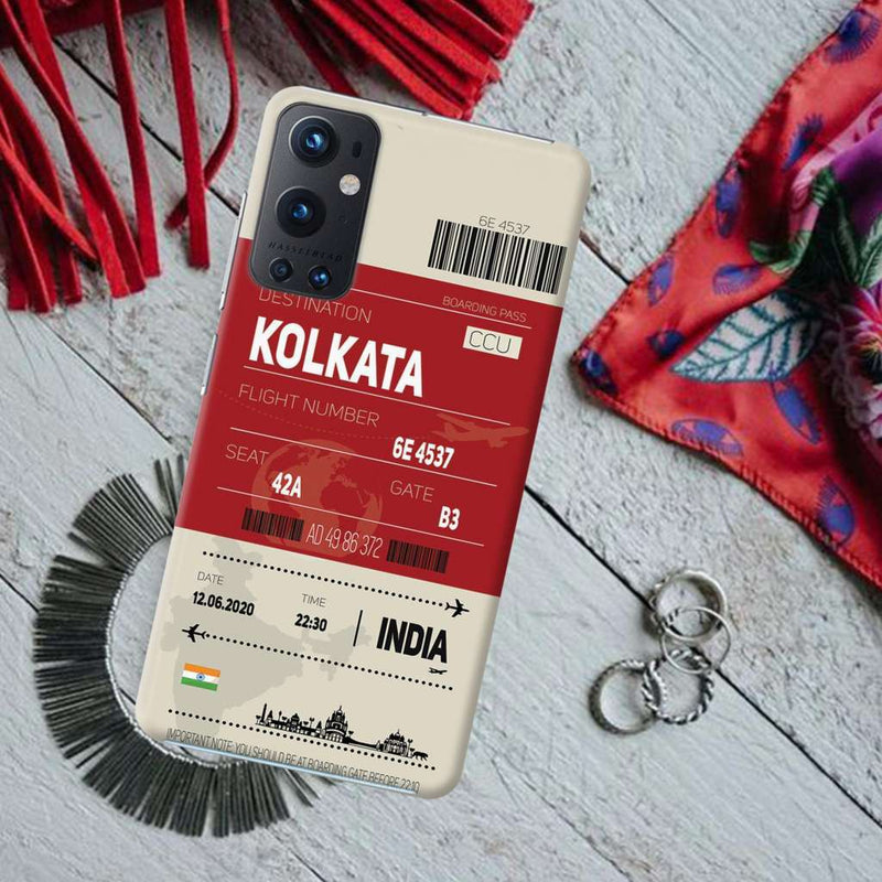 Kolkata ticket Printed Slim Cases and Cover for OnePlus 9 Pro