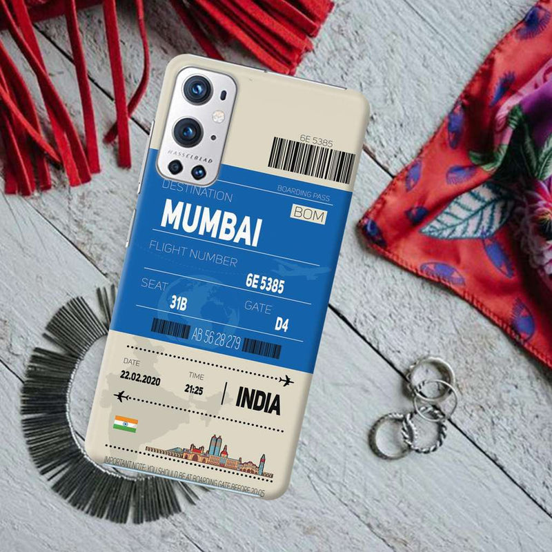 Mumbai ticket Printed Slim Cases and Cover for OnePlus 9R