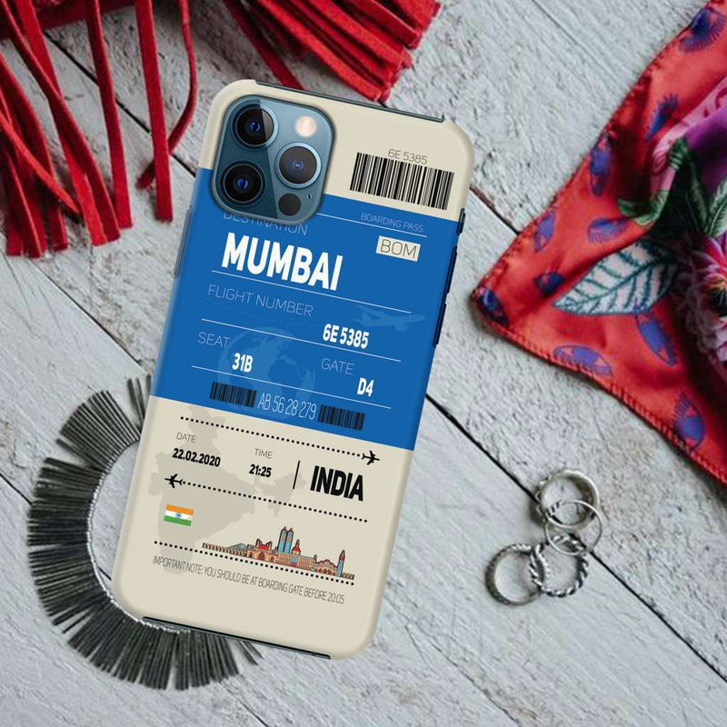 Mumbai ticket Printed Slim Cases and Cover for iPhone 12 Pro Max