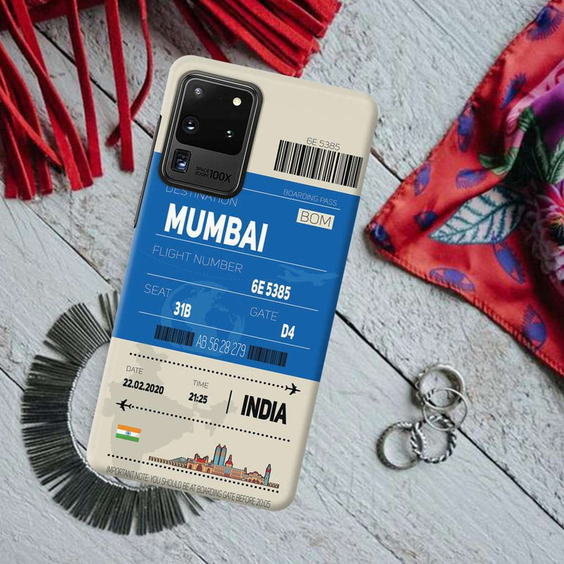 Mumbai ticket Printed Slim Cases and Cover for Galaxy S20 Ultra