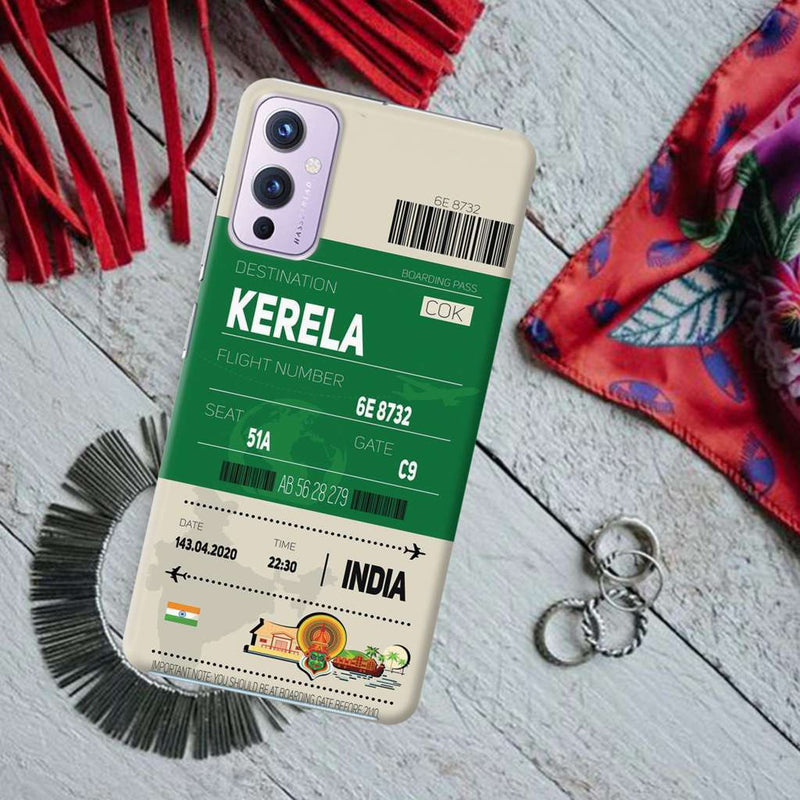 Kerala ticket Printed Slim Cases and Cover for OnePlus 9