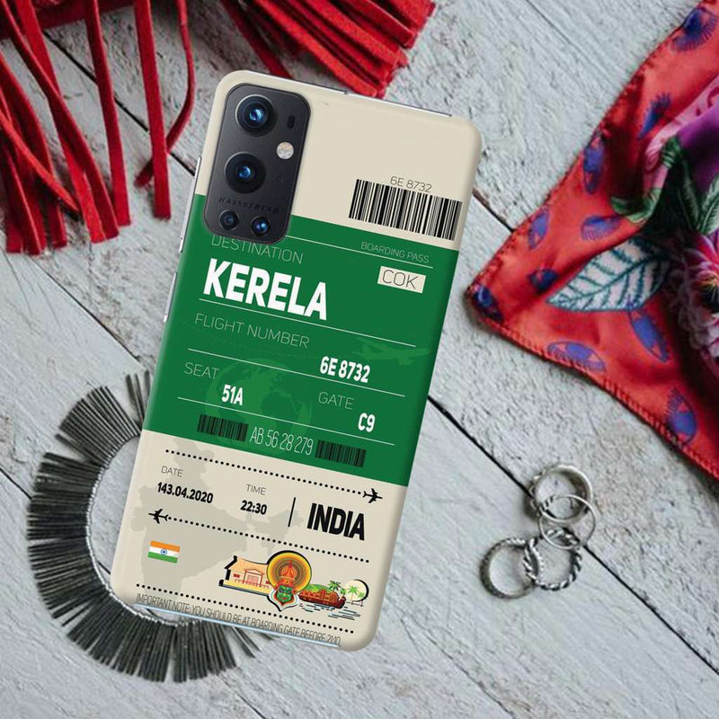 Kerala ticket Printed Slim Cases and Cover for OnePlus 9 Pro