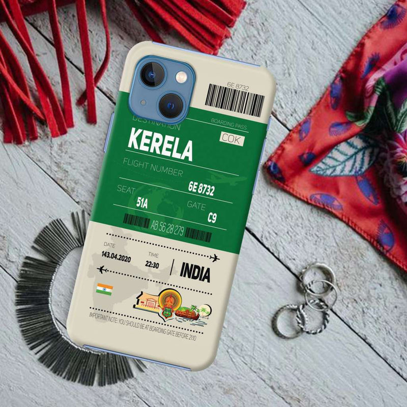 Kerala ticket Printed Slim Cases and Cover for iPhone 13
