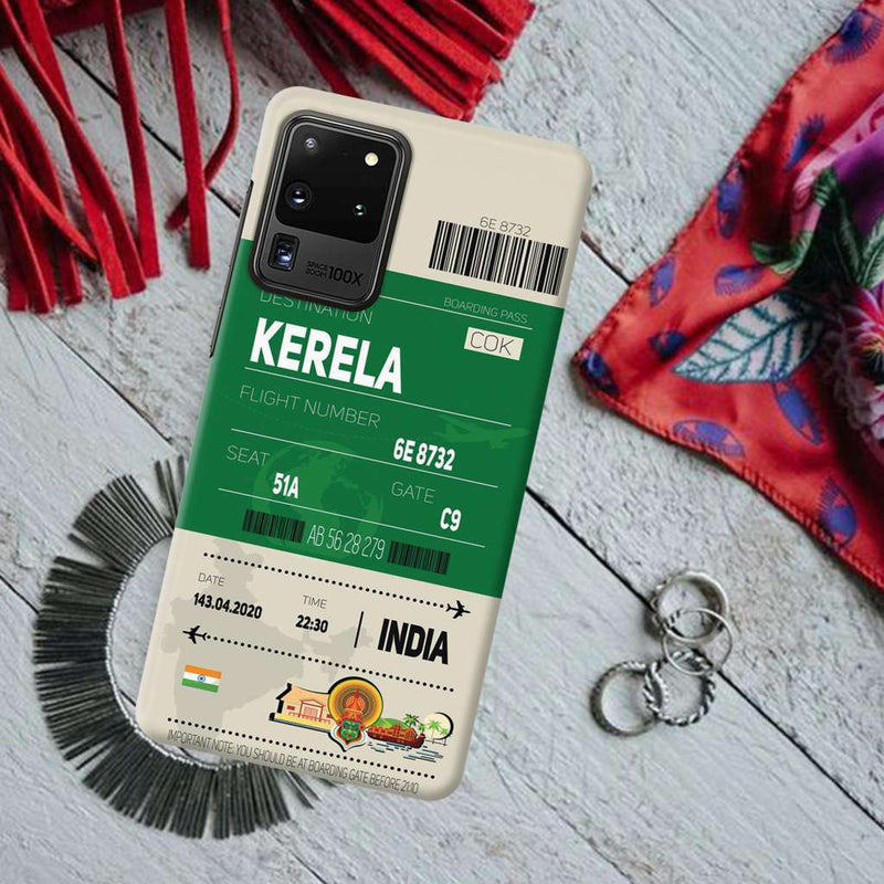 Kerala ticket Printed Slim Cases and Cover for Galaxy S20 Ultra