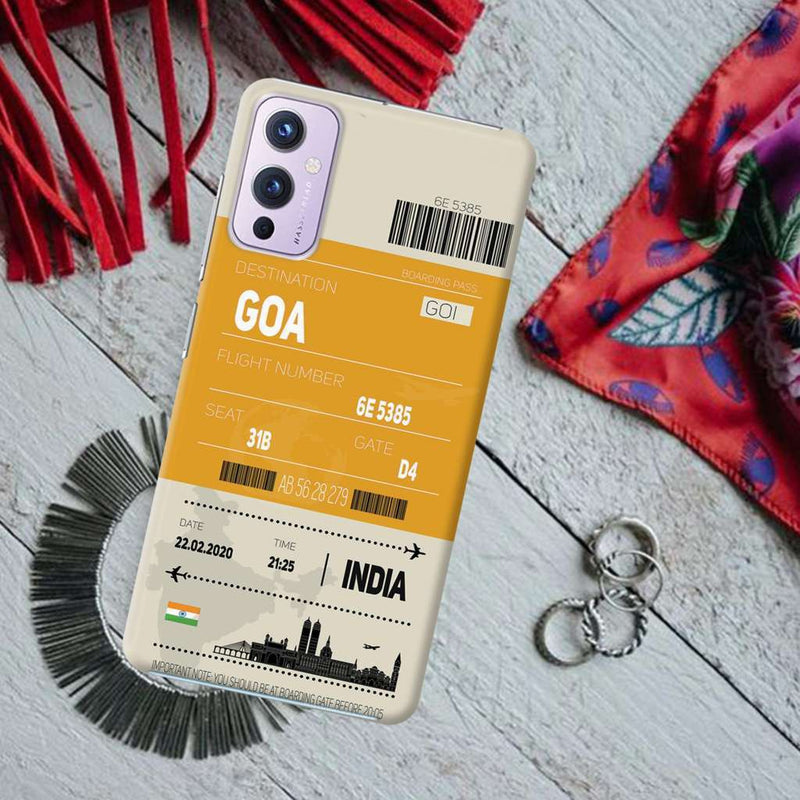 Goa ticket Printed Slim Cases and Cover for OnePlus 9