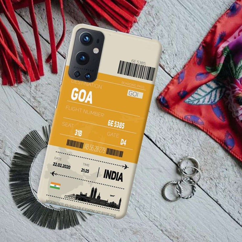 Goa ticket Printed Slim Cases and Cover for OnePlus 9 Pro