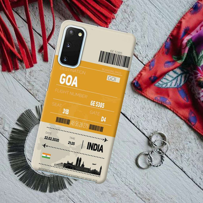 Goa ticket Printed Slim Cases and Cover for Galaxy S20 Plus