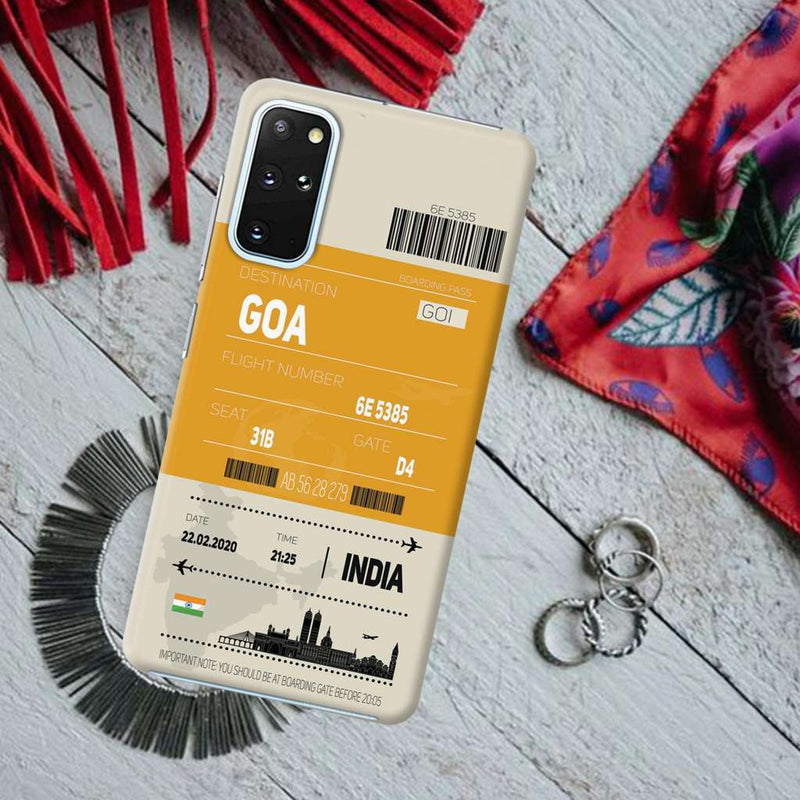 Goa ticket Printed Slim Cases and Cover for Galaxy S20