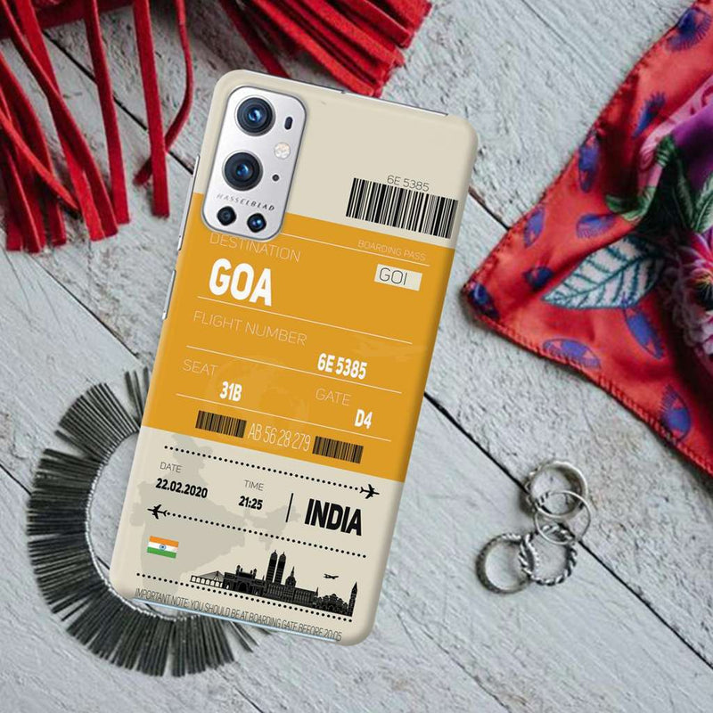 Goa ticket Printed Slim Cases and Cover for OnePlus 9R