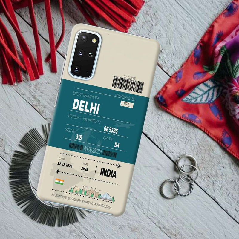 Delhi ticket Printed Slim Cases and Cover for Galaxy S20