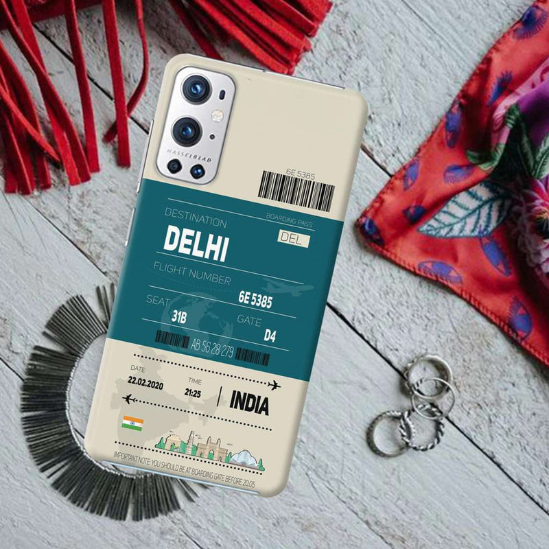 Delhi ticket Printed Slim Cases and Cover for OnePlus 9R