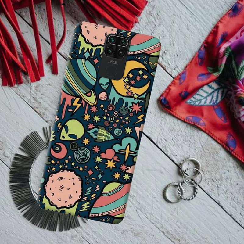 Space Ships Printed Slim Cases and Cover for Redmi Note 9