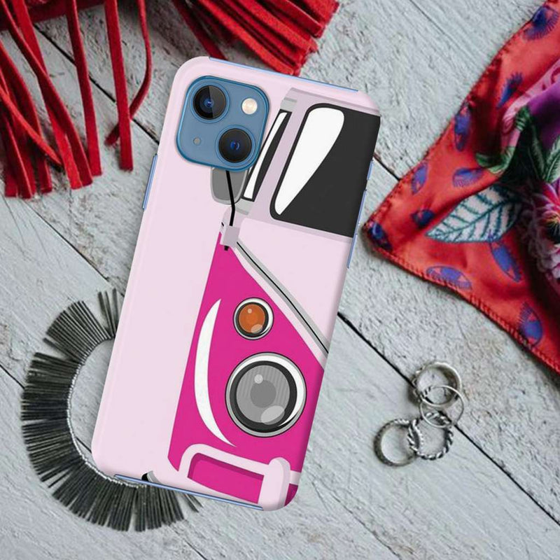 Pink Volkswagon Printed Slim Cases and Cover for iPhone 13