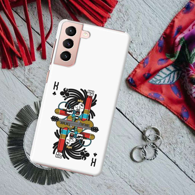 King Card Printed Slim Cases and Cover for Galaxy S21 Plus