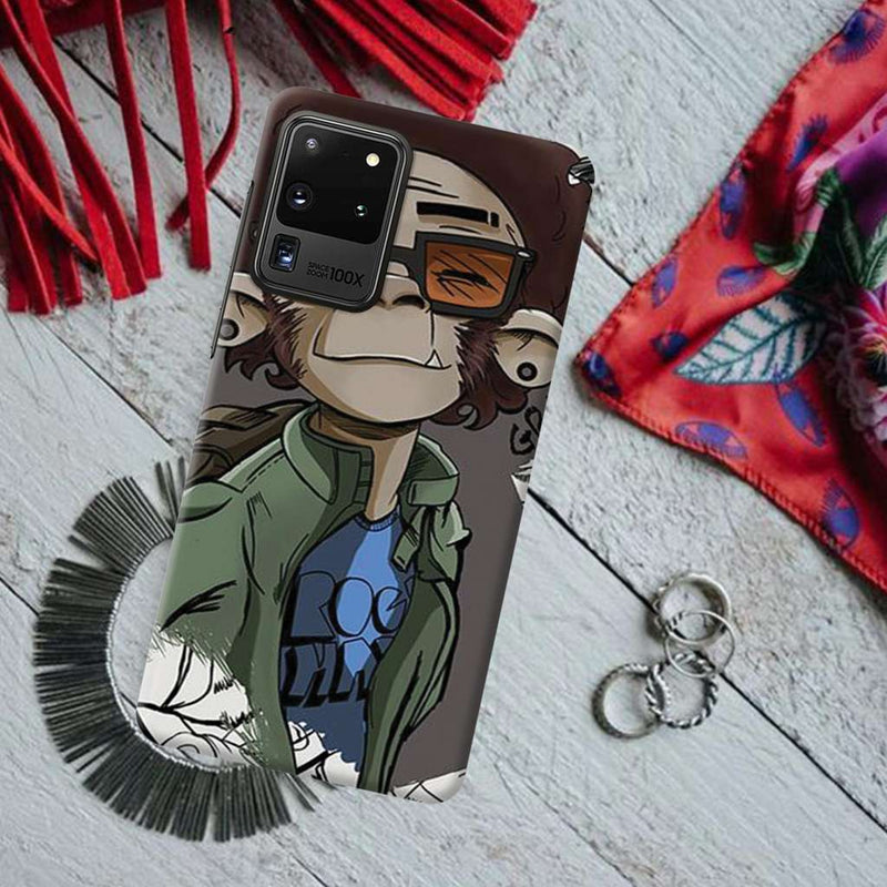 Monkey Printed Slim Cases and Cover for Galaxy S20 Ultra
