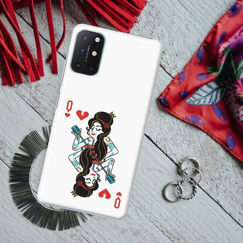 Queen Card Printed Slim Cases and Cover for OnePlus 8T