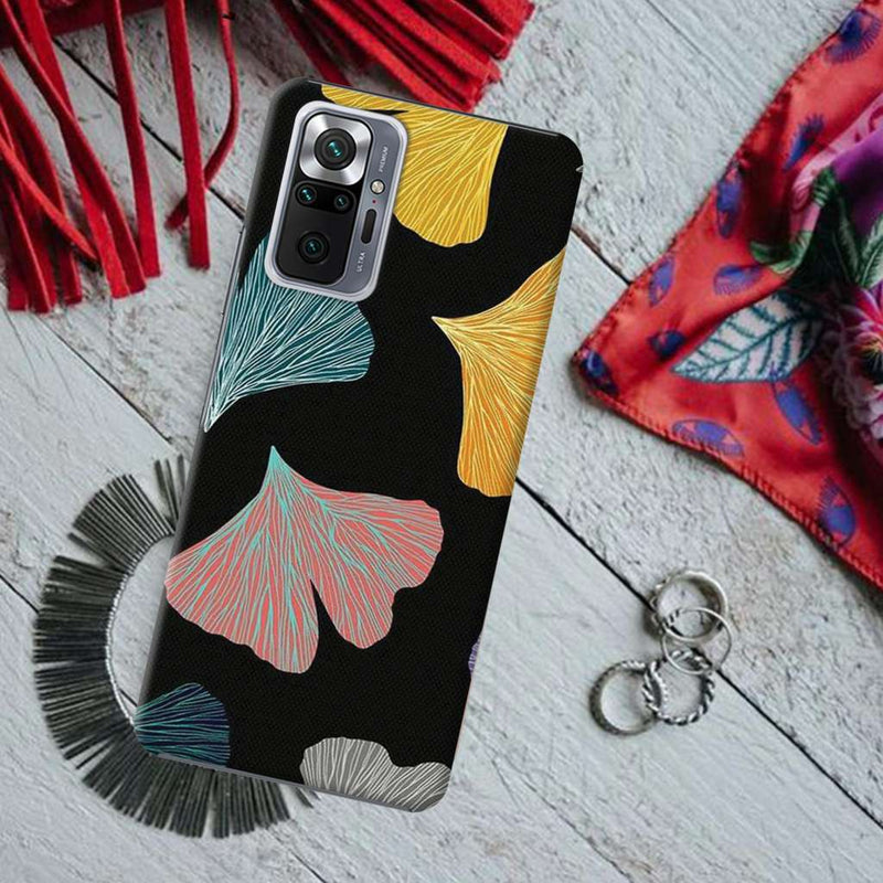 Colorful leafes Printed Slim Cases and Cover for Redmi Note 10 Pro Max