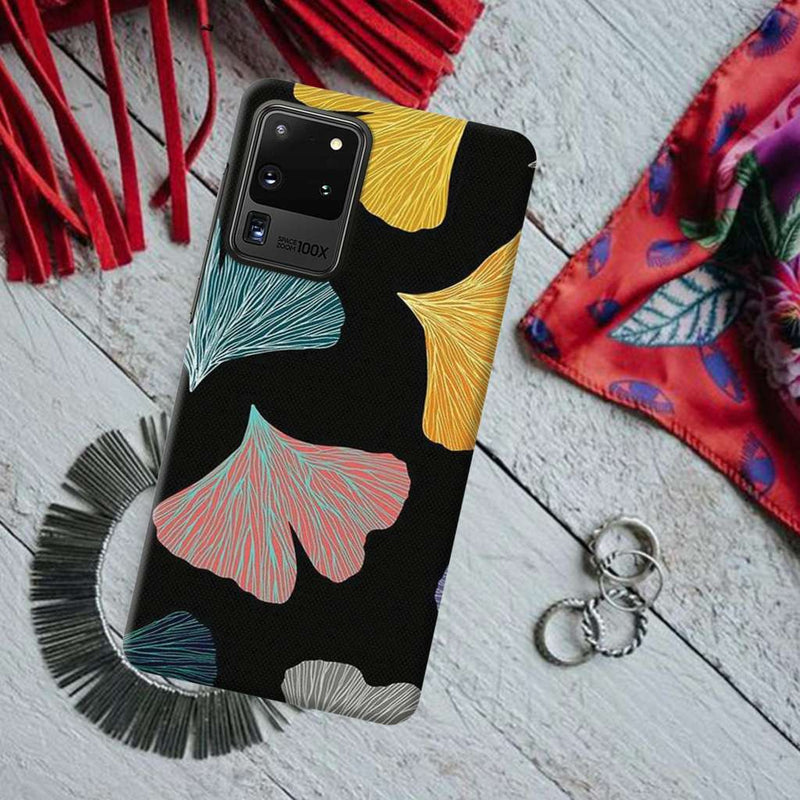 Colorful leafes Printed Slim Cases and Cover for Galaxy S20 Ultra